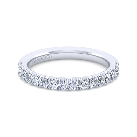 Gabriel - 14K White Gold Diamond Matching Wedding Band