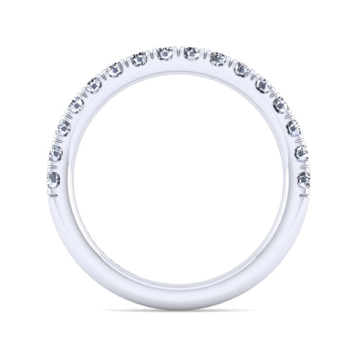 14K White Gold Diamond Matching Wedding Band