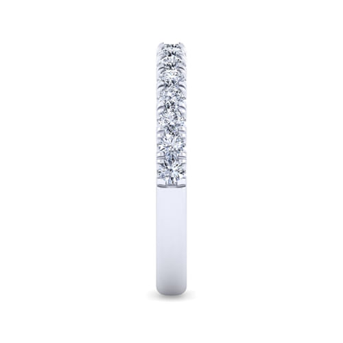14K White Gold Diamond Matching Wedding Band