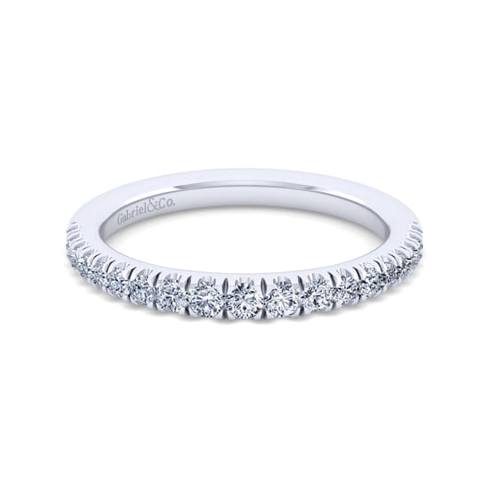 Gabriel - 14K White Gold Diamond Matching Wedding Band