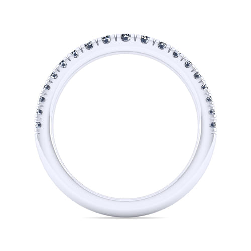 14K White Gold Diamond Matching Wedding Band