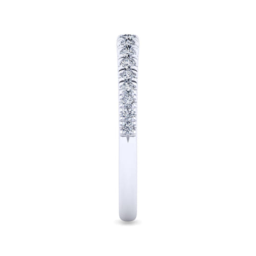 14K White Gold Diamond Matching Wedding Band