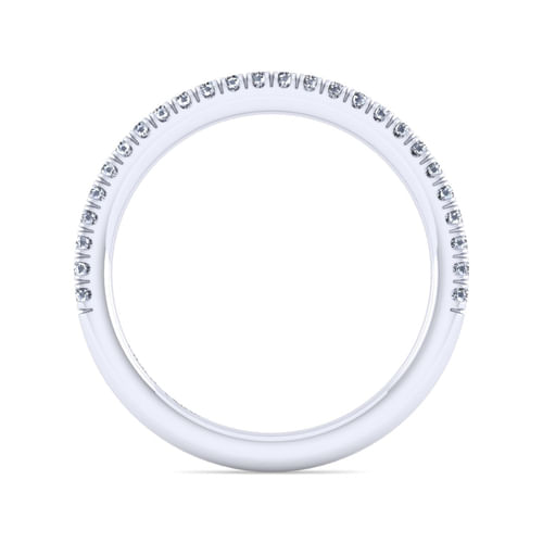 14K White Gold Diamond Matching Wedding Band