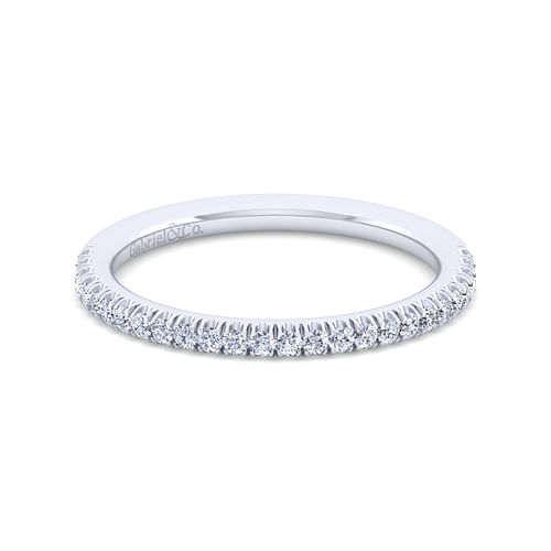 14K White Gold Diamond Matching Wedding Band