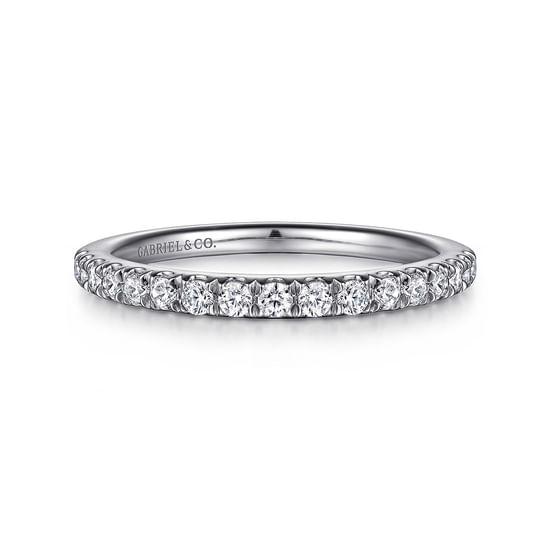 Gabriel - 14K White Gold Diamond Matching Wedding Band