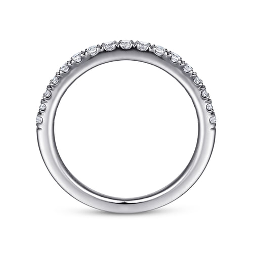 14K White Gold Diamond Matching Wedding Band