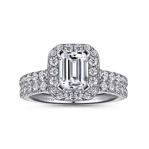 14K White Gold Diamond Matching Wedding Band