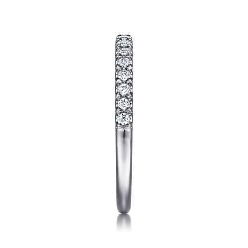 14K White Gold Diamond Matching Wedding Band