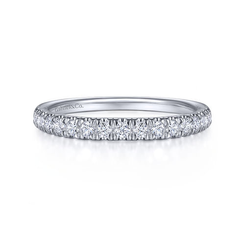 14K White Gold Diamond Matching Wedding Band