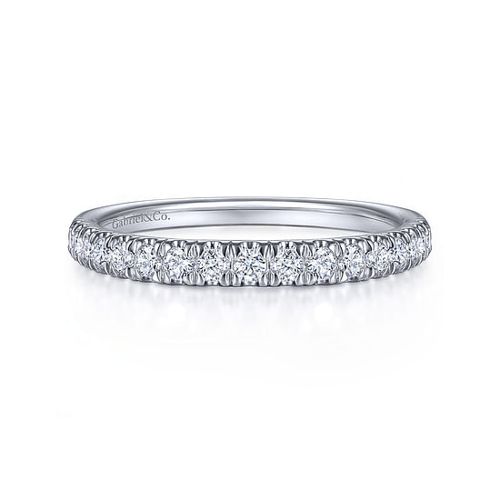 Gabriel - 14K White Gold Diamond Matching Wedding Band