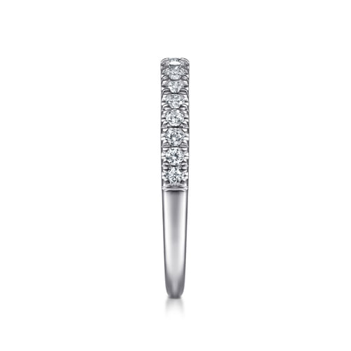 14K White Gold Diamond Matching Wedding Band