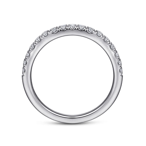 14K White Gold Diamond Matching Wedding Band