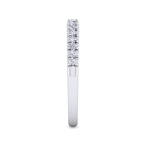 14K White Gold Diamond Matching Wedding Band