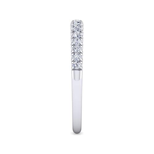 14K White Gold Diamond Matching Wedding Band