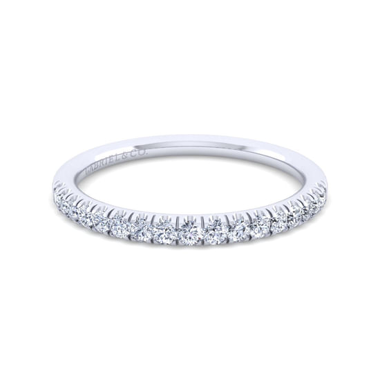 Gabriel - 14K White Gold Diamond Matching Wedding Band