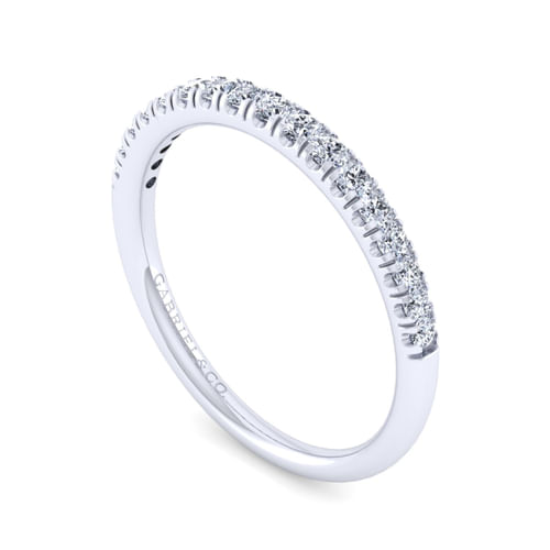 14K White Gold Diamond Matching Wedding Band