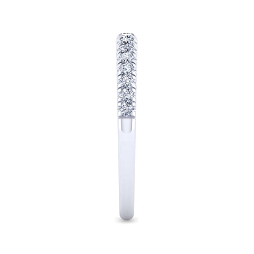 14K White Gold Diamond Matching Wedding Band
