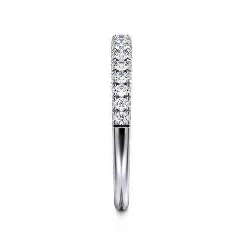 14K White Gold Diamond Matching Wedding Band