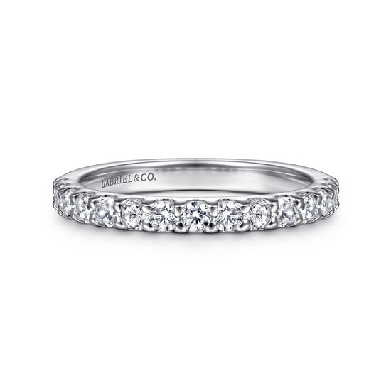 Gabriel - 14K White Gold Diamond Matching Wedding Band
