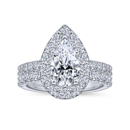 14K White Gold Diamond Matching Wedding Band