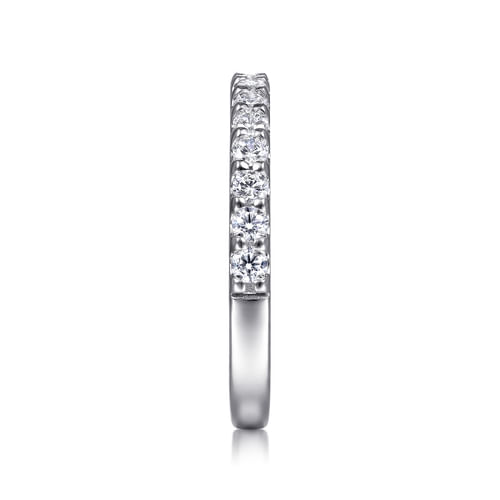 14K White Gold Diamond Matching Wedding Band