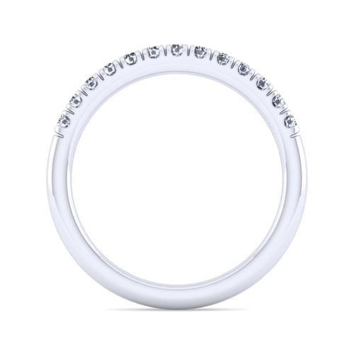 14K White Gold Diamond Matching Wedding Band
