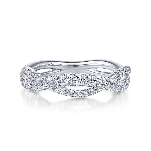 14K White Gold Diamond Matching Wedding Band