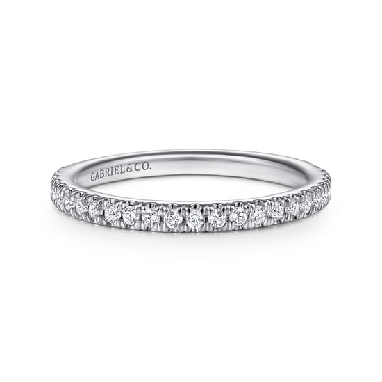 Gabriel - 14K White Gold Diamond Matching Wedding Band