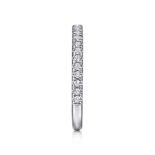14K White Gold Diamond Matching Wedding Band