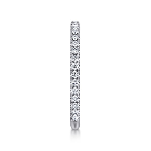 14K White Gold Diamond Matching Wedding Band