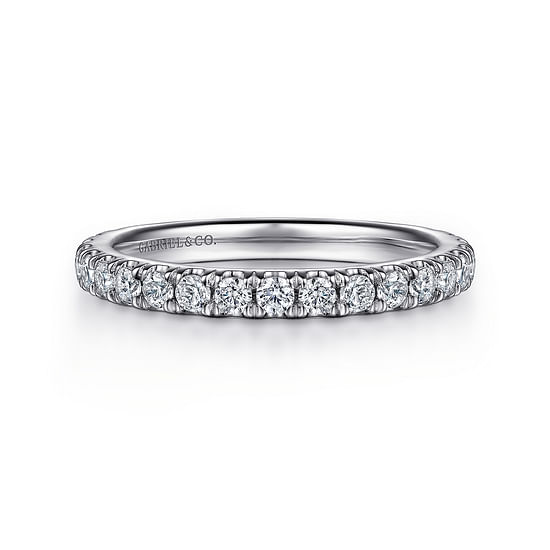 Gabriel - 14K White Gold Diamond Matching Wedding Band