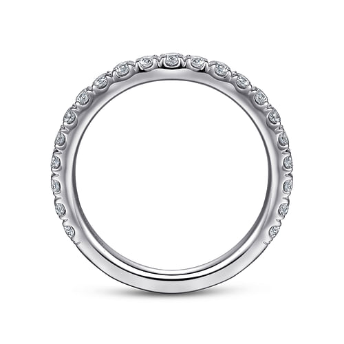 14K White Gold Diamond Matching Wedding Band