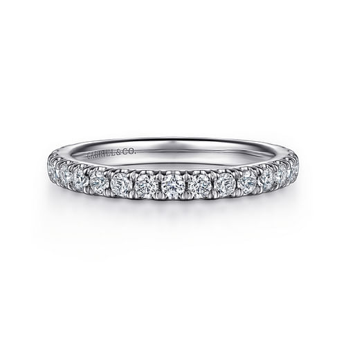 14K White Gold Diamond Matching Wedding Band