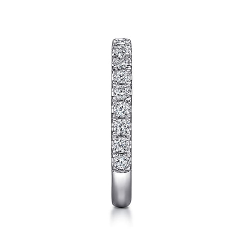 14K White Gold Diamond Matching Wedding Band