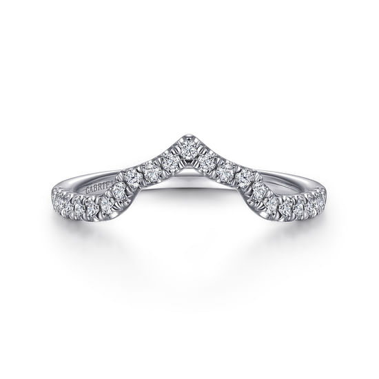 Gabriel - 14K White Gold Diamond Matching Wedding Band
