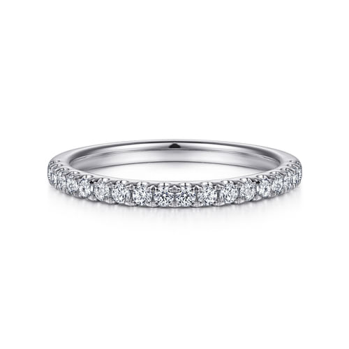 14K White Gold Diamond Matching Wedding Band