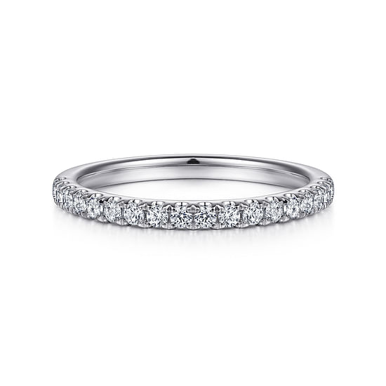 Gabriel - 14K White Gold Diamond Matching Wedding Band