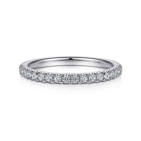 Gabriel - 14K White Gold Diamond Matching Wedding Band