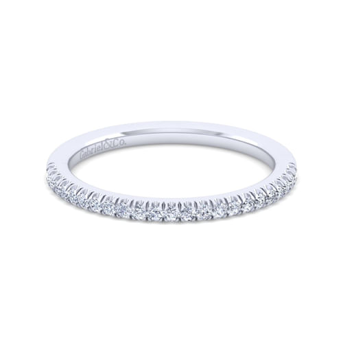 14K White Gold Diamond Matching Wedding Band