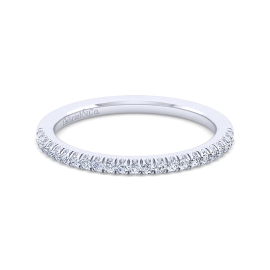 Gabriel - 14K White Gold Diamond Matching Wedding Band