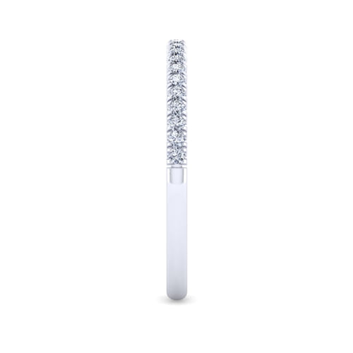 14K White Gold Diamond Matching Wedding Band