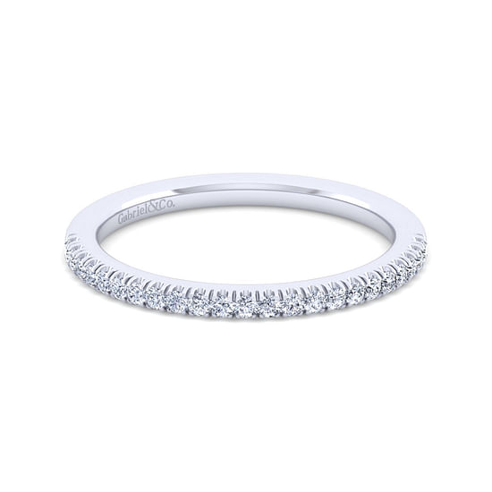 Gabriel - 14K White Gold Diamond Matching Wedding Band