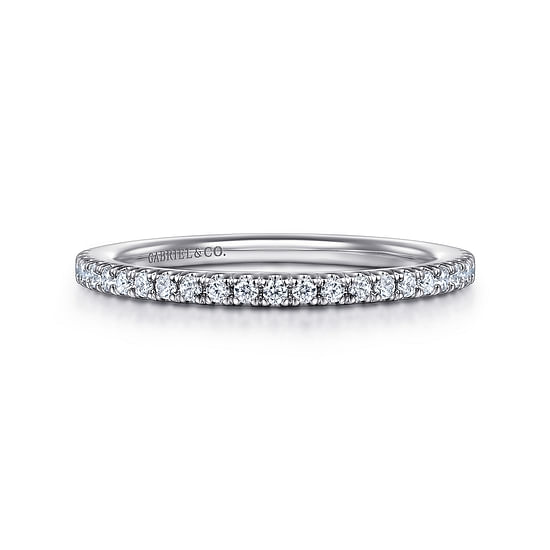 Gabriel - 14K White Gold Diamond Matching Wedding Band