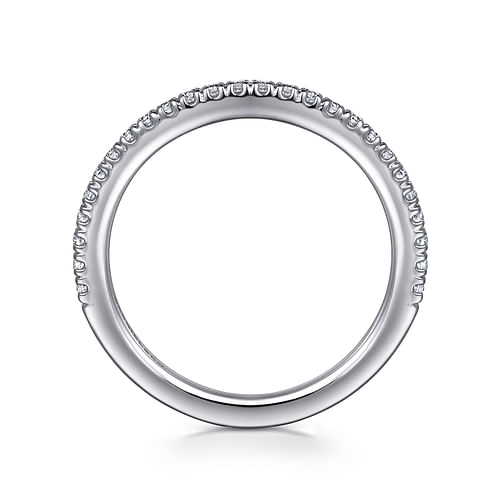 14K White Gold Diamond Matching Wedding Band