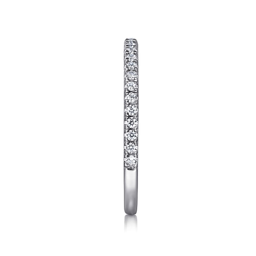 14K White Gold Diamond Matching Wedding Band