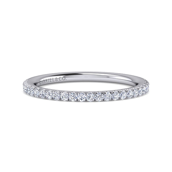 Gabriel - 14K White Gold Diamond Matching Wedding Band
