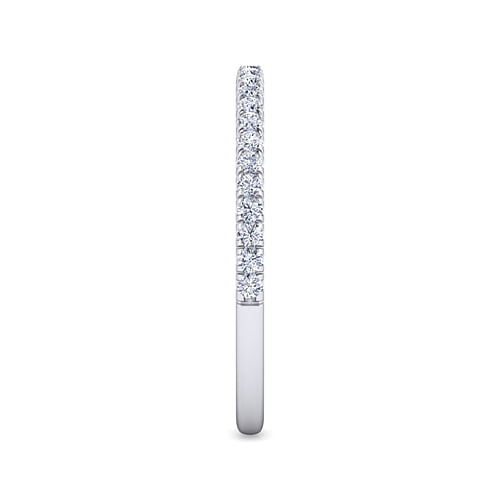14K White Gold Diamond Matching Wedding Band