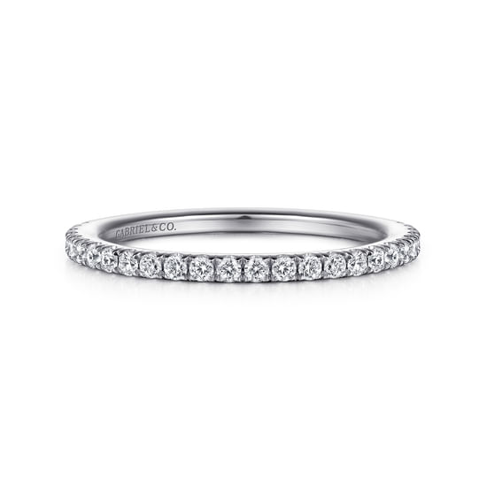 Gabriel - 14K White Gold Diamond Matching Wedding Band