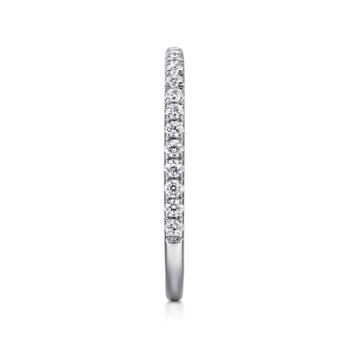 14K White Gold Diamond Matching Wedding Band