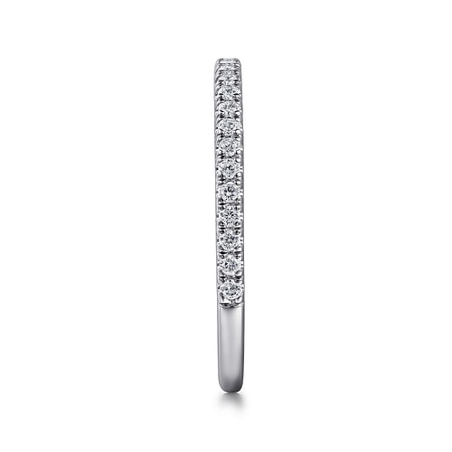 14K White Gold Diamond Matching Wedding Band